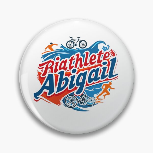 Item preview, Dynamic Triathlete Abigail - Swim, Bike, Run designed and sold by Triathlongram.