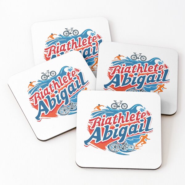 Item preview, Dynamic Triathlete Abigail - Swim, Bike, Run designed and sold by Triathlongram.