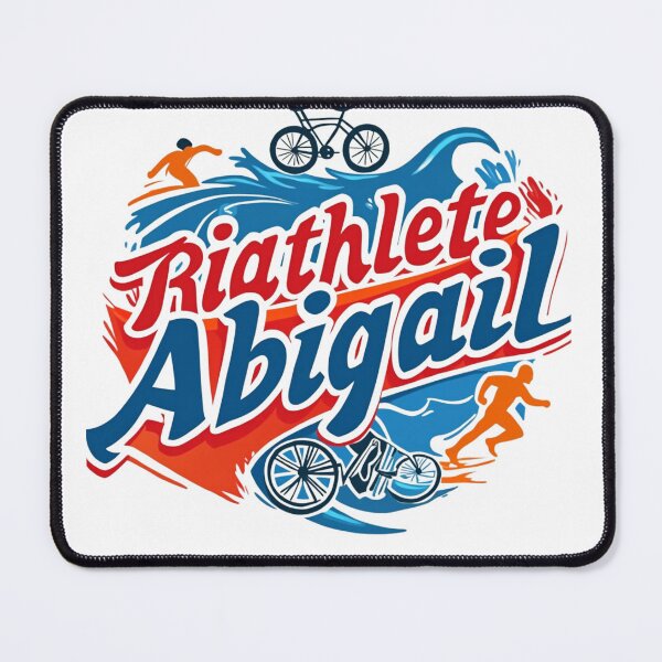 Item preview, Dynamic Triathlete Abigail - Swim, Bike, Run designed and sold by Triathlongram.
