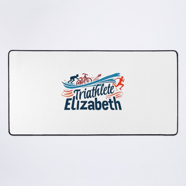 Item preview, Dynamic Triathlete Elizabeth - Swim, Bike, Run designed and sold by Triathlongram.