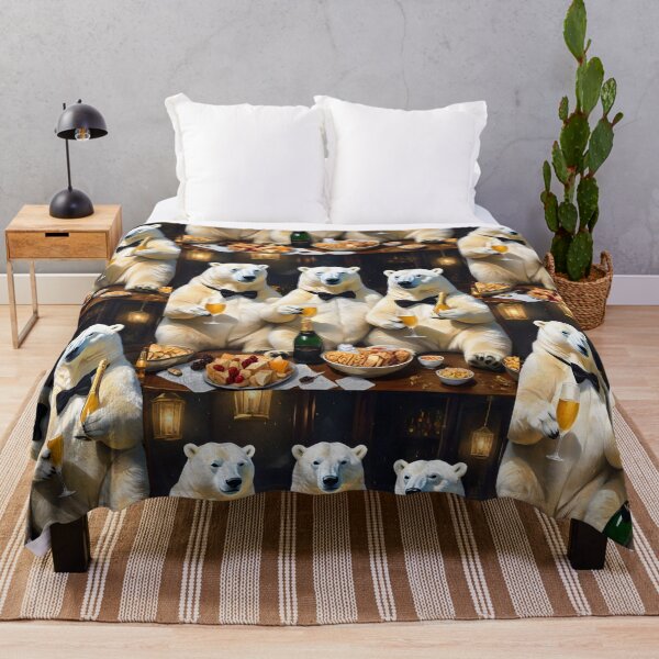 Item preview, Polar Bear enjoying a quiet drink?Tell them they're dreamin'! designed and sold by SublimeStuffArt.