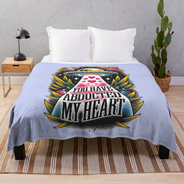 Item preview, You Have Abducted My Heart UFO Love Quote designed and sold by TheArtOfPat.