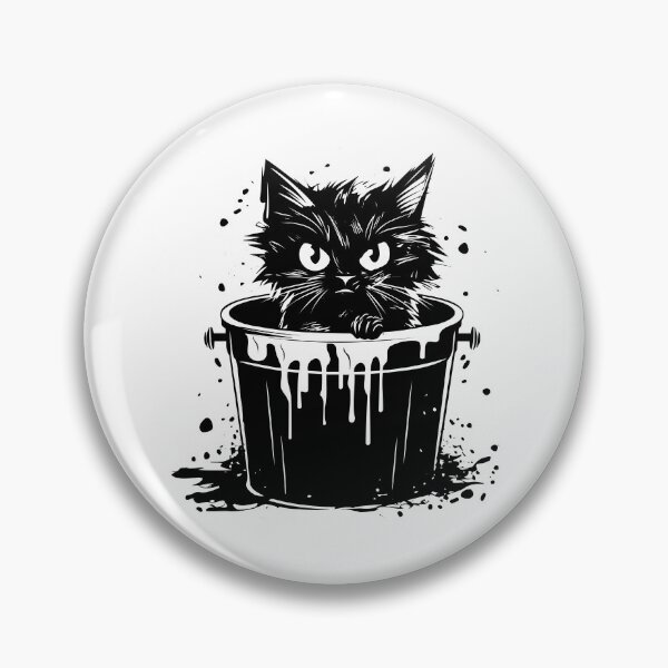 Item preview, Dumpster Cat Garbage Bin Scavenge Alley Stray Feline Can designed and sold by inkoutninja.