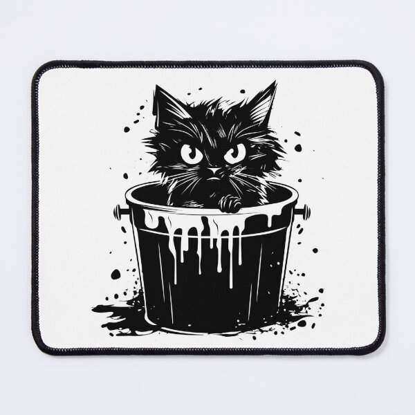 Item preview, Dumpster Cat Garbage Bin Scavenge Alley Stray Feline Can designed and sold by inkoutninja.