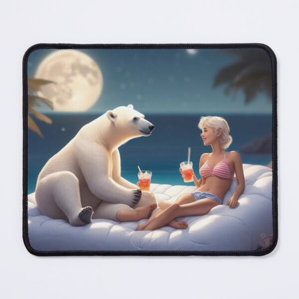 Item preview, Polar Bear enjoying a quiet drink?Tell them they're dreamin'!  designed and sold by SublimeStuffArt.