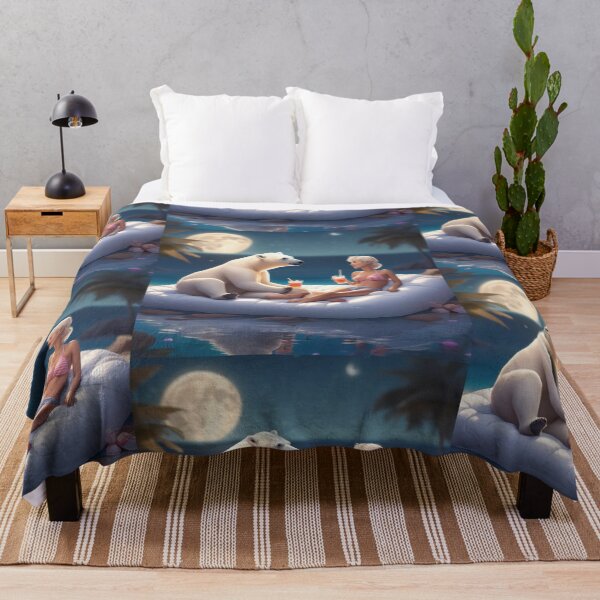 Item preview, Polar Bear enjoying a quiet drink?Tell them they're dreamin'! designed and sold by SublimeStuffArt.