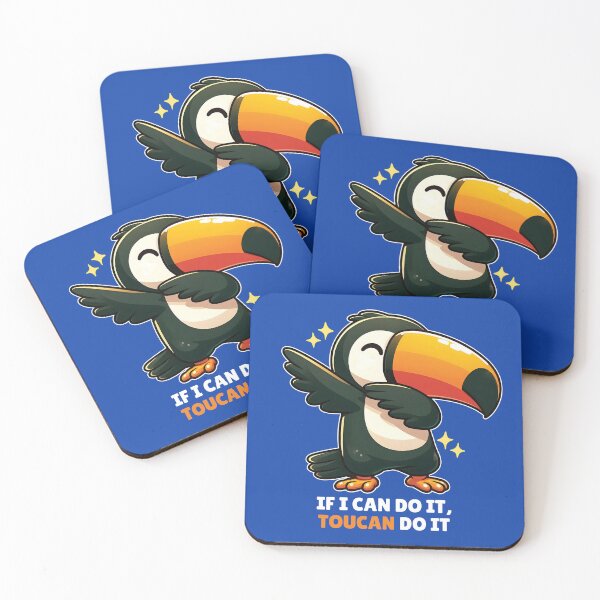 Item preview, If I Can Do It, You can Do It - Cute Dabbing Toucan designed and sold by The magic  Yellow bus.