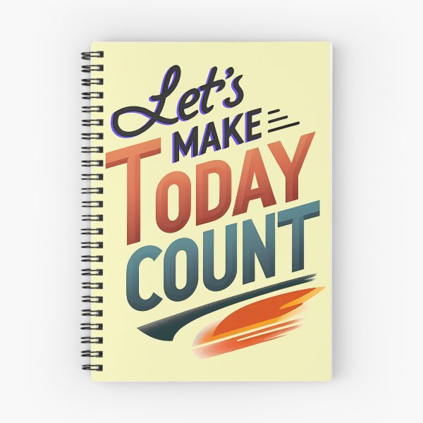 Item preview, Let's Make Today Count, typography designed and sold by maxmaj.