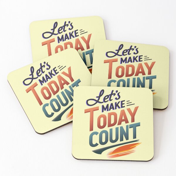 Item preview, Let's Make Today Count, typography designed and sold by maxmaj.