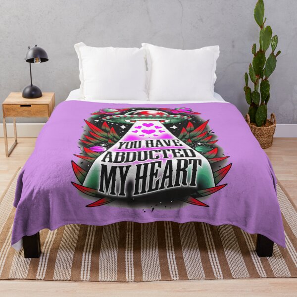 Item preview, You Have Abducted My Heart UFO Love Quote designed and sold by TheArtOfPat.
