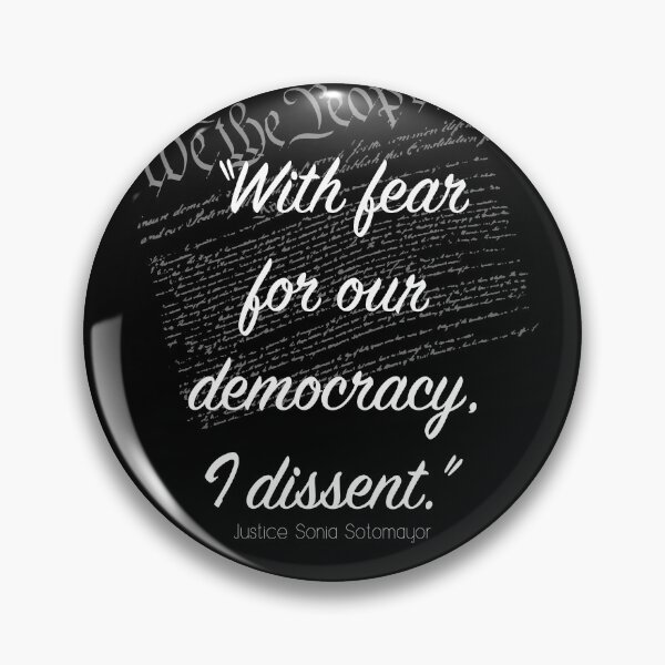 Item preview, With Fear For Our Democracy I Dissent designed and sold by DemocracyTees.