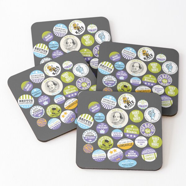 Item preview, Bard Buttons designed and sold by Kat Kuo.