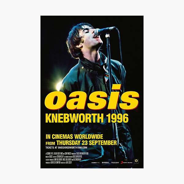 Item preview, 1996 Knebworth In Cinemas Worldwide designed and sold by kelmon h.