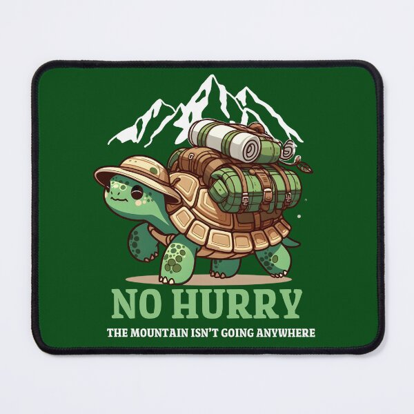 Item preview, Bag Packed Giant Tortoise With No Hurry - The Mountain Is Not Going Anywhere designed and sold by The magic  Yellow bus.