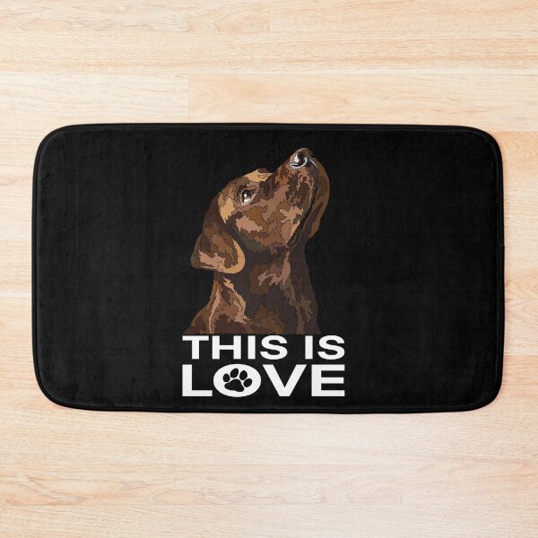 Artikelvorschau, Das ist Liebe Schokoladen-Labradorhund entworfen und verkauft von Just-Arts-4U.