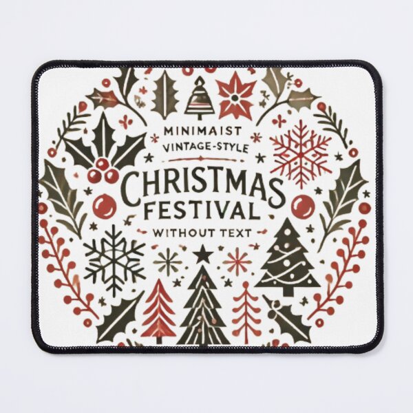 Item preview, Minimalist Vintage Christmas Logo Design designed and sold by AnuphongCH2020.