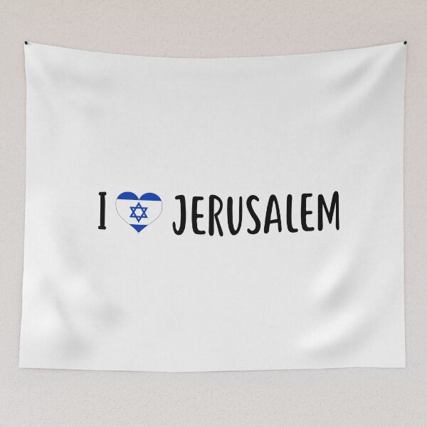 Item preview, I love Jerusalem - I heart Jerusalem - Israel designed and sold by mcicarl.