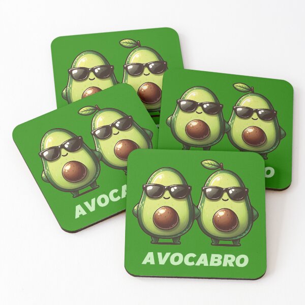 Item preview, Avocabro - A Pair Of Cool And Quirky Avocado Brothers designed and sold by The magic  Yellow bus.