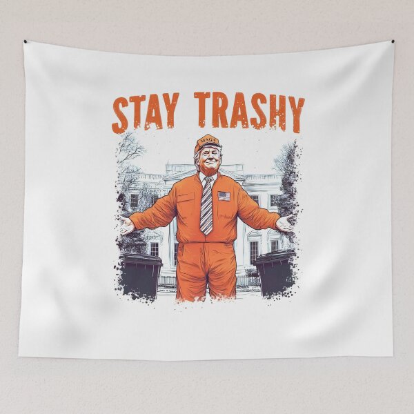 Item preview, Stay Trashy Funny Daddy 2024 designed and sold by Arfurneauxt.