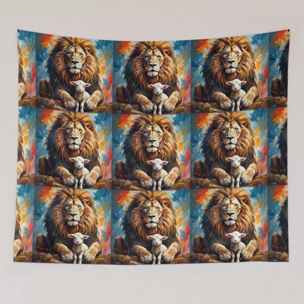 Item preview, Lion and Lamb designed and sold by Savannah Gibbs.