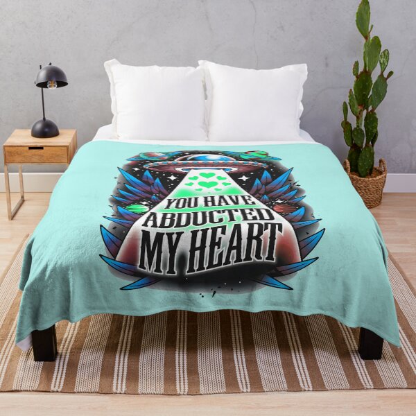 Item preview, You Have Abducted My Heart UFO Love Quote designed and sold by TheArtOfPat.