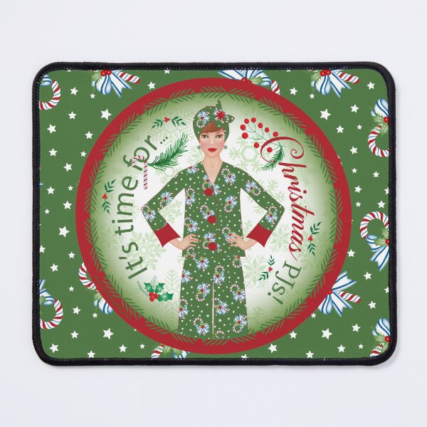 Item preview, It's Time For Christmas PJs with gorgeous green and ravishing red! designed and sold by SandedollArt.