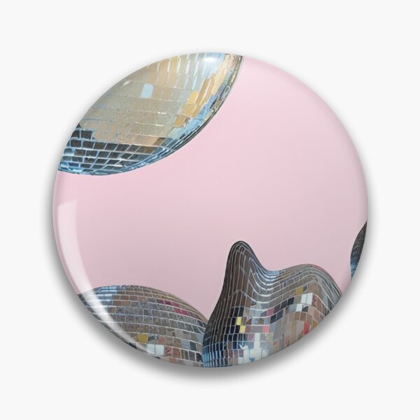 Item preview, Disco Ball Abstract Melting Soft Pink designed and sold by DALdesignstore.