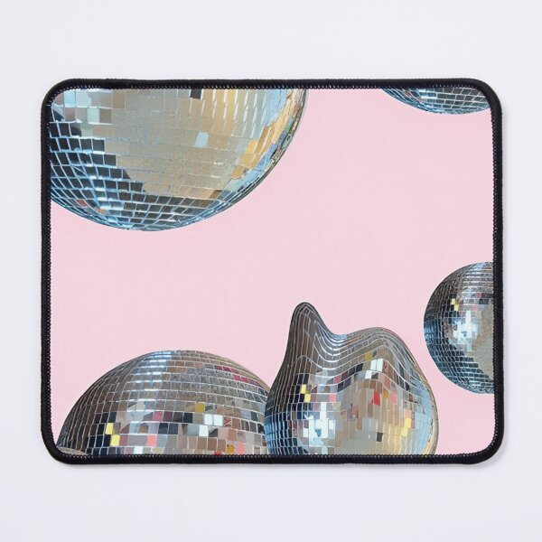 Item preview, Disco Ball Abstract Melting Soft Pink designed and sold by DALdesignstore.