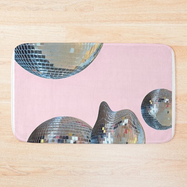 Item preview, Disco Ball Abstract Melting Soft Pink designed and sold by DALdesignstore.
