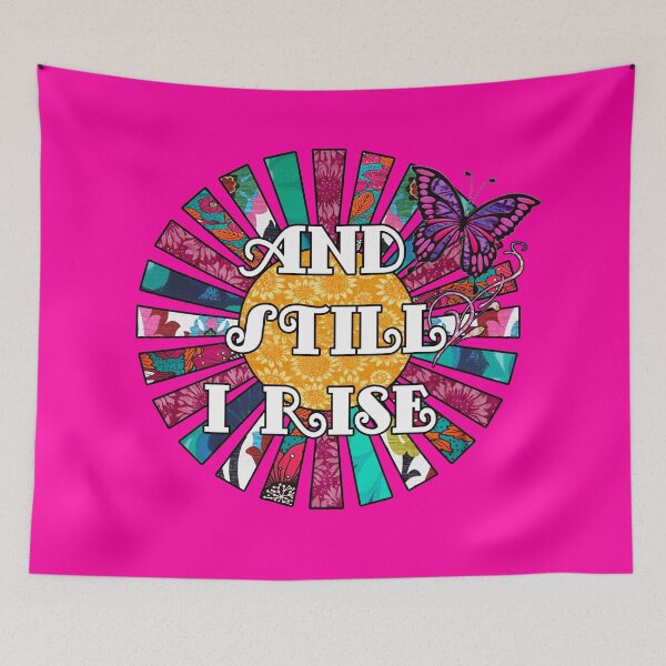 Item preview, And Still I Rise Women's rights, women's empowerment art, designed and sold by artbyomega.