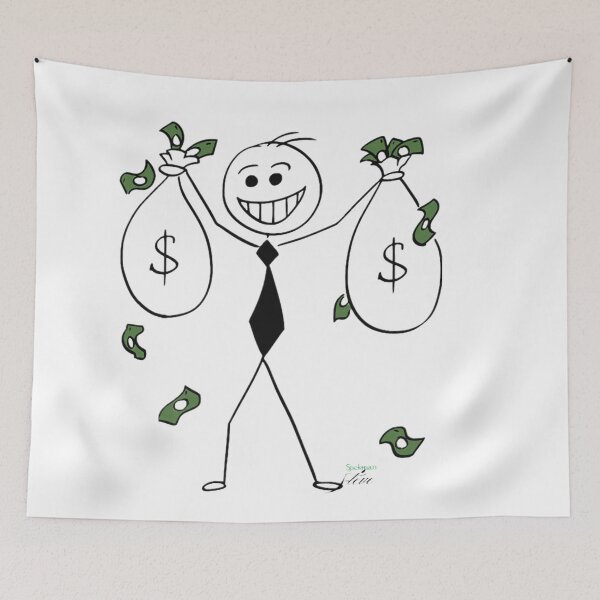 Item preview, Where did Stickman Steve get that money? designed and sold by Ladyrebel8081.