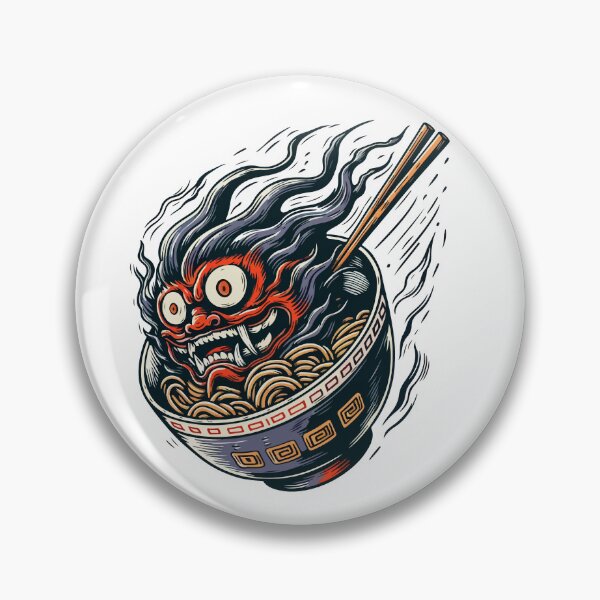 Item preview, Yokai Tsukumogami Ramen Bowl Haunted by Spirit designed and sold by Yokai-Infinity.
