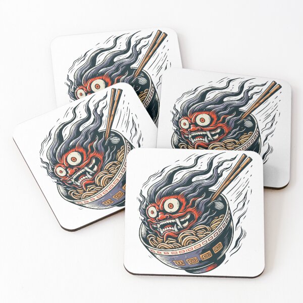 Item preview, Yokai Tsukumogami Ramen Bowl Haunted by Spirit designed and sold by Yokai-Infinity.