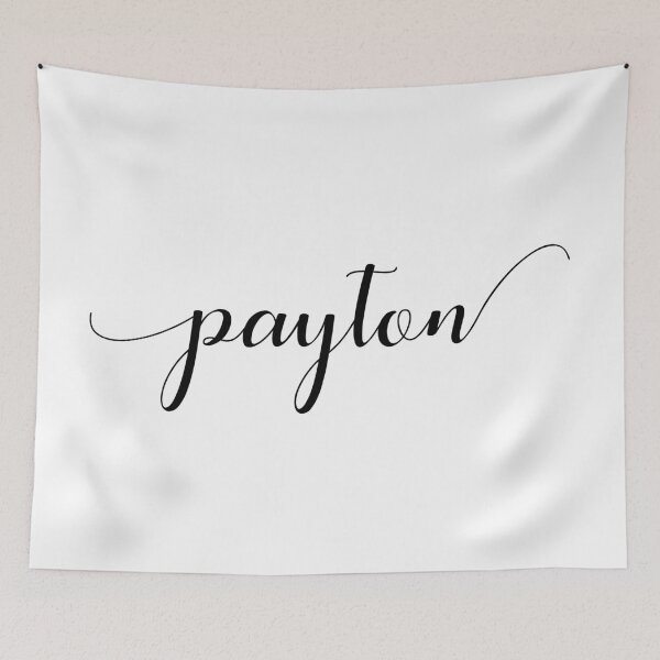 Item preview, Payton - Custom name on delicate black cursive font designed and sold by To the Lua.