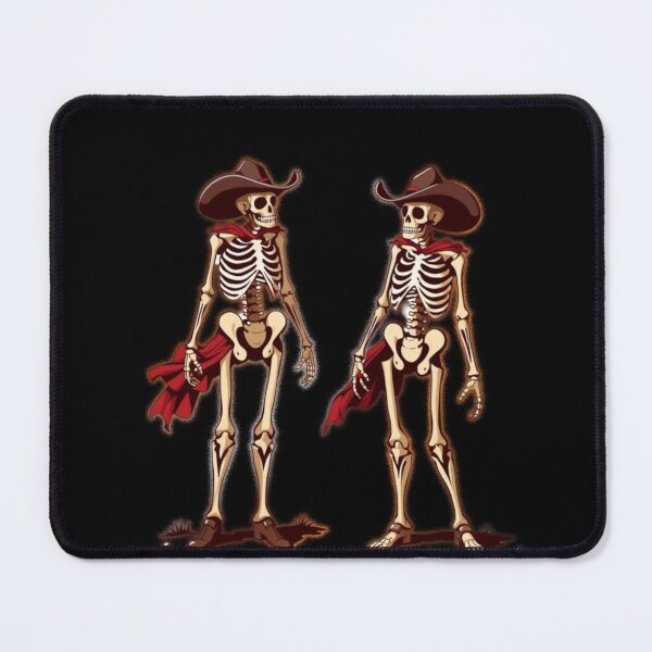 Item preview, Cowboy skeletons designed and sold by LevonsCrazyArt.