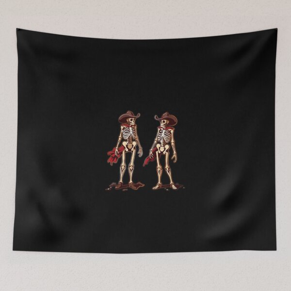 Item preview, Cowboy skeletons designed and sold by LevonsCrazyArt.