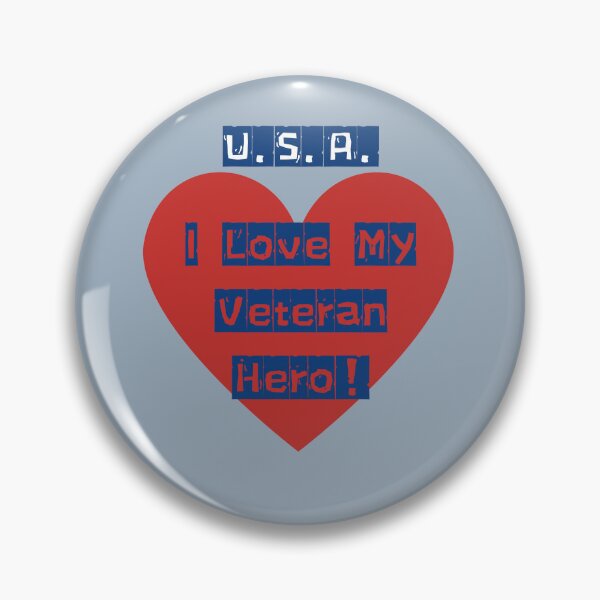 Item preview, U.S.A. I Love My Veteran Hero! designed and sold by POSITIVE4EVA.