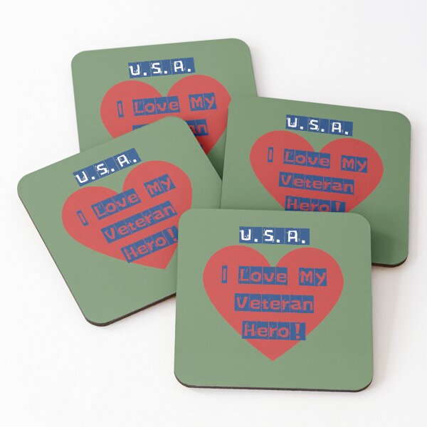 Item preview, U.S.A. I Love My Veteran Hero! designed and sold by POSITIVE4EVA.