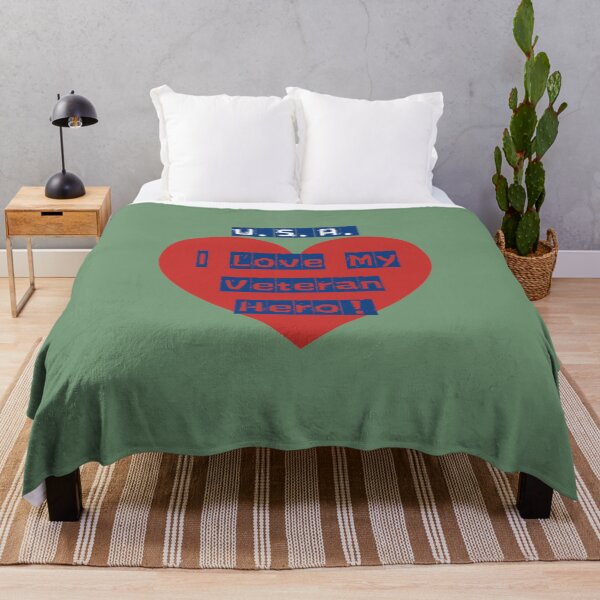 Item preview, U.S.A. I Love My Veteran Hero! designed and sold by POSITIVE4EVA.