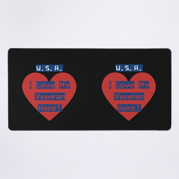 Item preview, U.S.A. I Love My Veteran Hero! designed and sold by POSITIVE4EVA.
