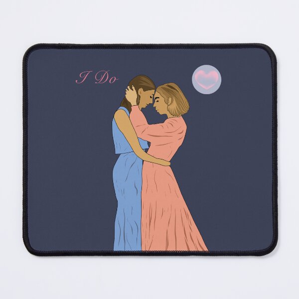 Item preview, Gay Wedding I Do LGBTQ Hand Drawn Art designed and sold by Maggie1171.