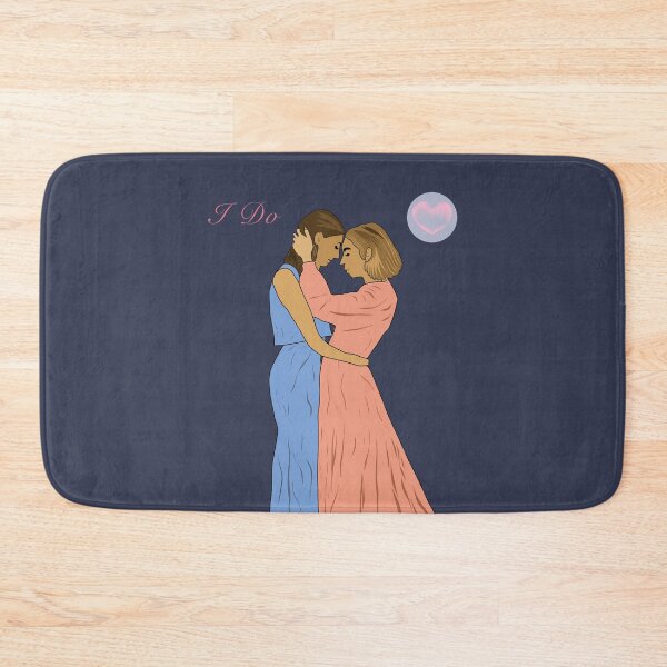 Item preview, Gay Wedding I Do LGBTQ Hand Drawn Art designed and sold by Maggie1171.