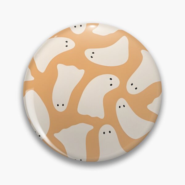 Item preview, Ghost Abstract Doodle Orange Cartoon  designed and sold by DALdesignstore.