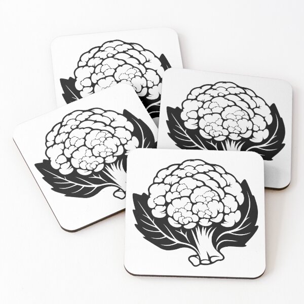 Item preview, Cauliflower Flower Head Vegetable Brassica Vegetarian designed and sold by inkoutninja.