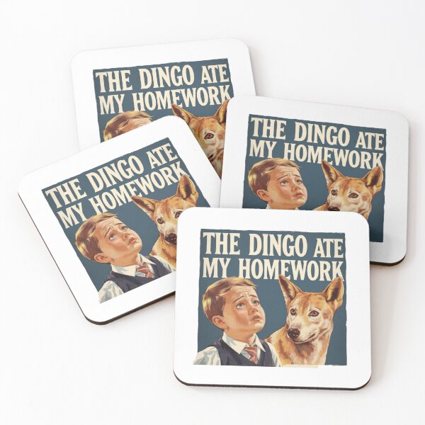 Item preview, The dingo ate my homework, little boy, homework, funnyfits70, Humor, Funny,  designed and sold by FunnyFits70.