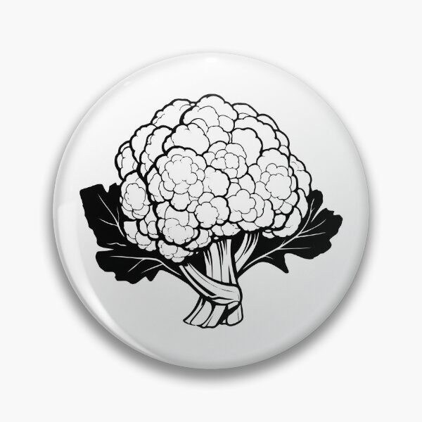 Item preview, Cauliflower Flower Head Vegetable Brassica Vegetarian designed and sold by inkoutninja.