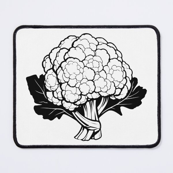 Item preview, Cauliflower Flower Head Vegetable Brassica Vegetarian designed and sold by inkoutninja.
