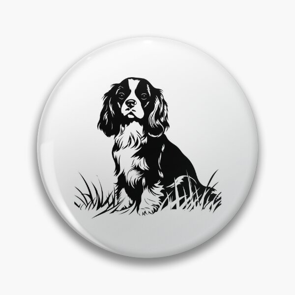 Item preview, Cavalier King Charles Spaniel Dog Blenheim Small Pup Pet designed and sold by inkoutninja.