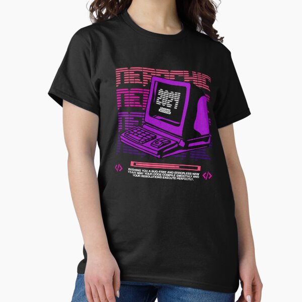 Nerd Chic No more bugs Classic T-Shirt