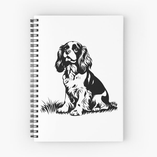 Item preview, Cavalier King Charles Spaniel Dog Blenheim Small Pup Pet designed and sold by inkoutninja.